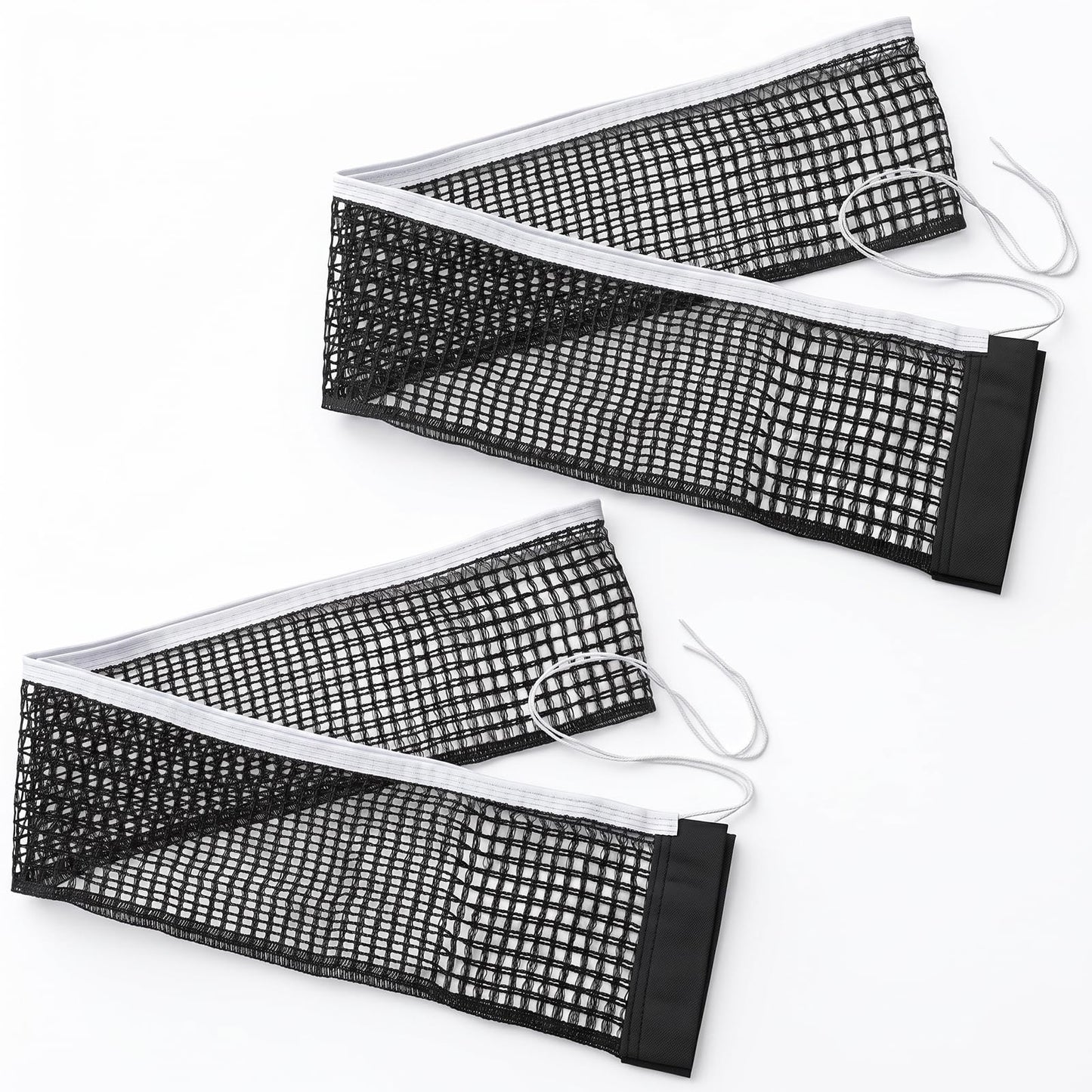 SULIKJHUI 2 Pcs Table Tennis Net Replaceme, Table Tennis Net for Any Tables