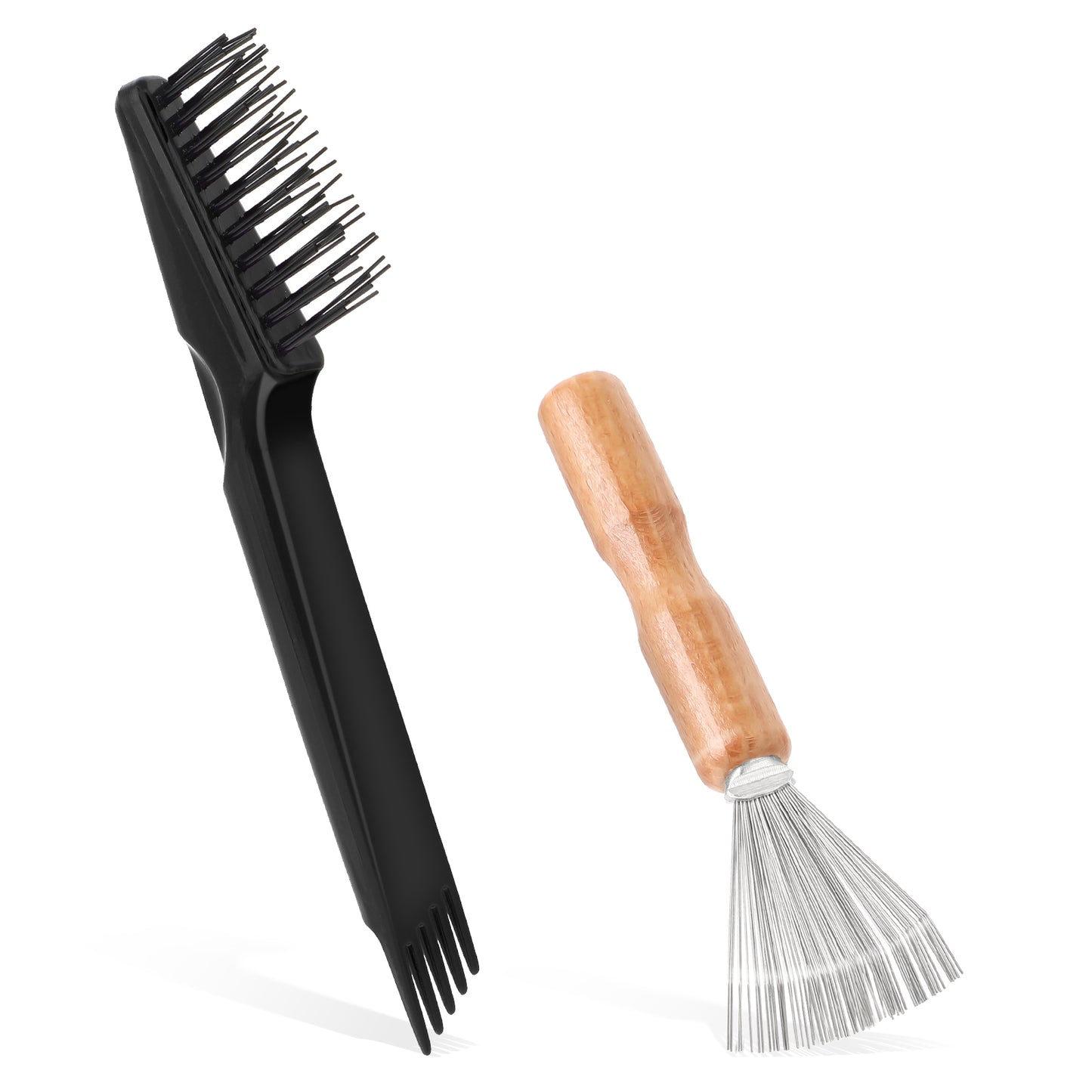 Molain Hair Brush Cleaning Tool, Comb Cleaner Mini Hair Brush Remover Hair Brush Cleaner Comb Cleaning Brush Comb Cleaner Hair Brush Cleaning Tool for Removing Hair Dust Home and Salon Use(2 PCS)