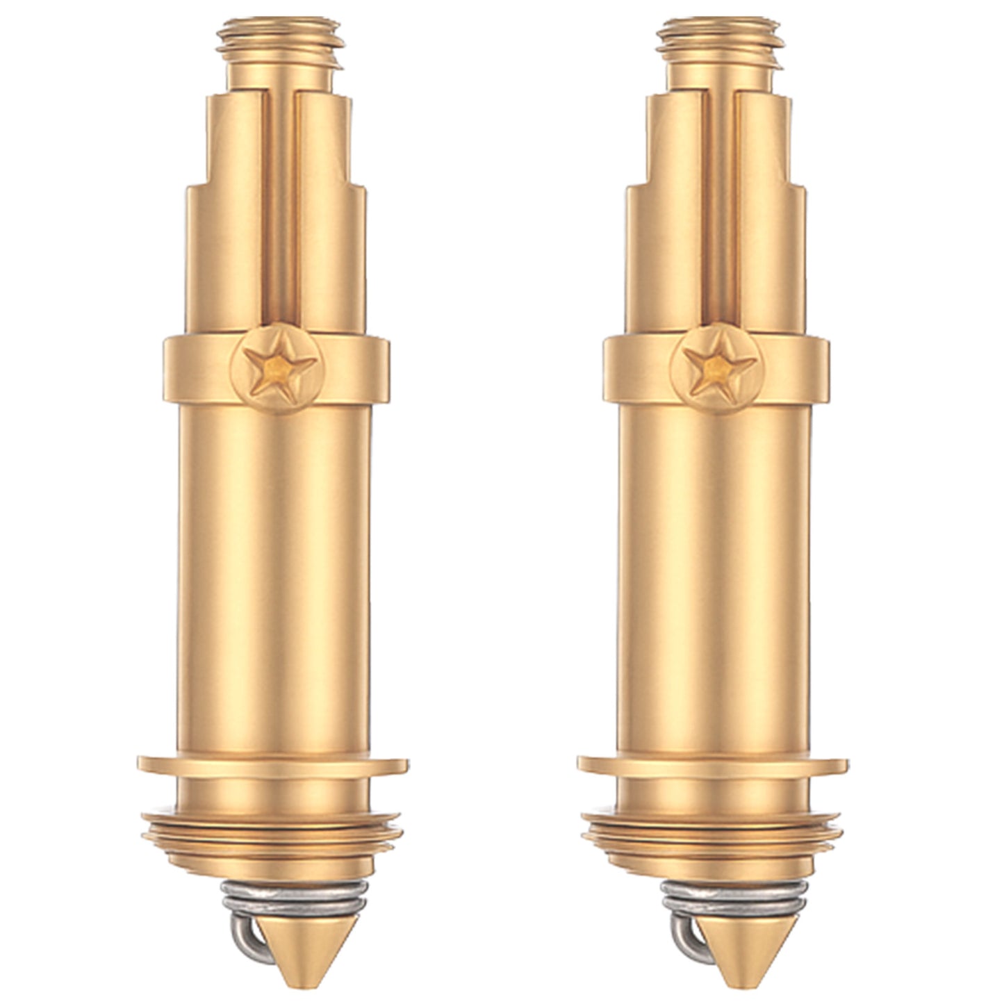 LXUEJIE 2 Pcs Basin Sink Clicker Pop Up Bolt, Copper Copper Pop Up Bolt Drain Stopper Click Clack Plug Bolts Spring Brass Push Spring Plug for Most Sink Tub Basin Drain