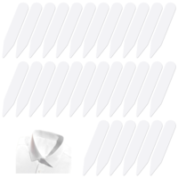 Giantree 30PCS 2.2" Collar Stays for Men's Dress Shirts, Plastic Collar Stays, Dress Shirt Collar Inserts, White Waterproof Invisible Shirt Collar Inserts Dress Shirt Collar Stays for Men