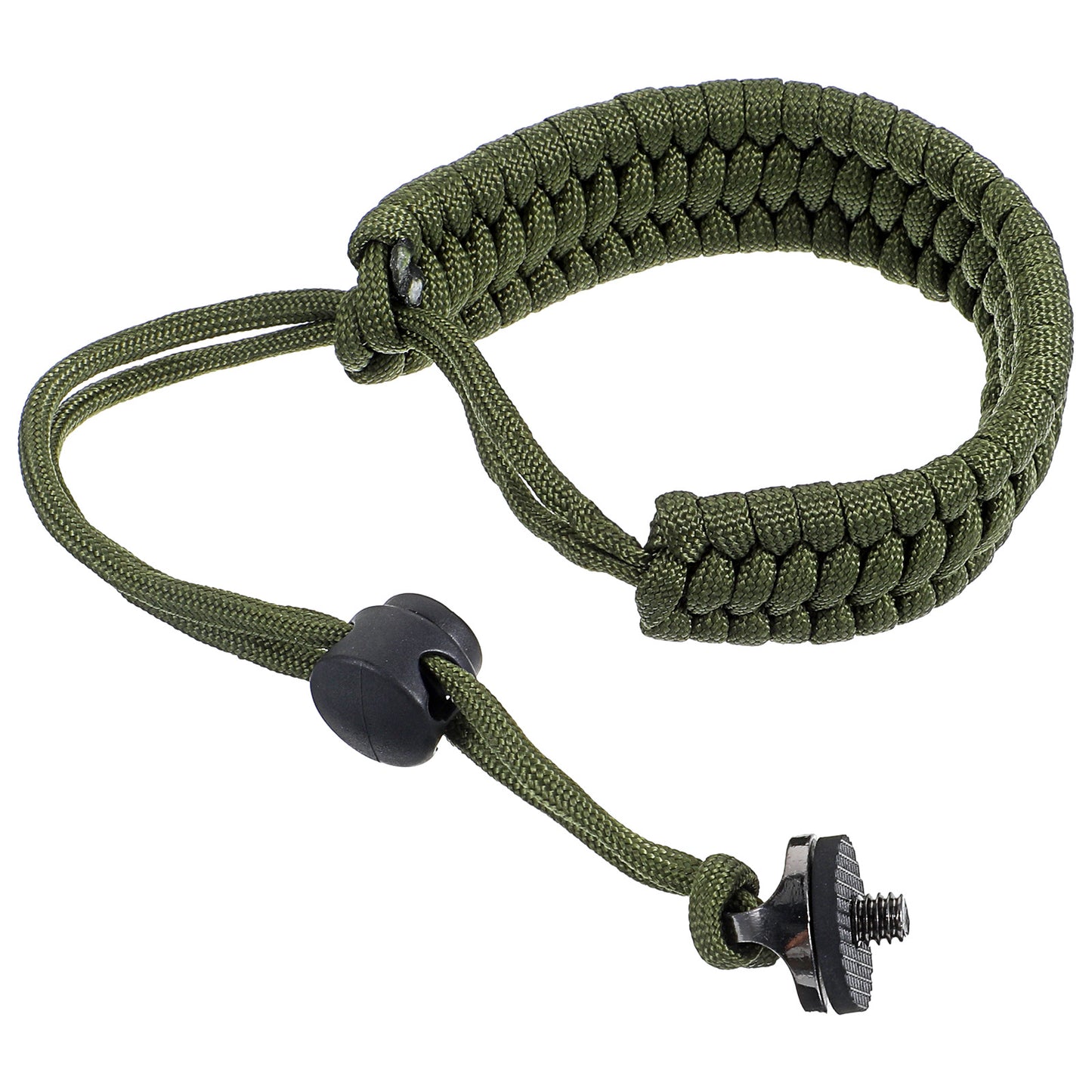 JIEYAO Adjustable Camera Wrist Strap Lanyard, Nylon Camera Wristband Strap with a 1/4" screw Quick Release Camera Hand Strap(Green)