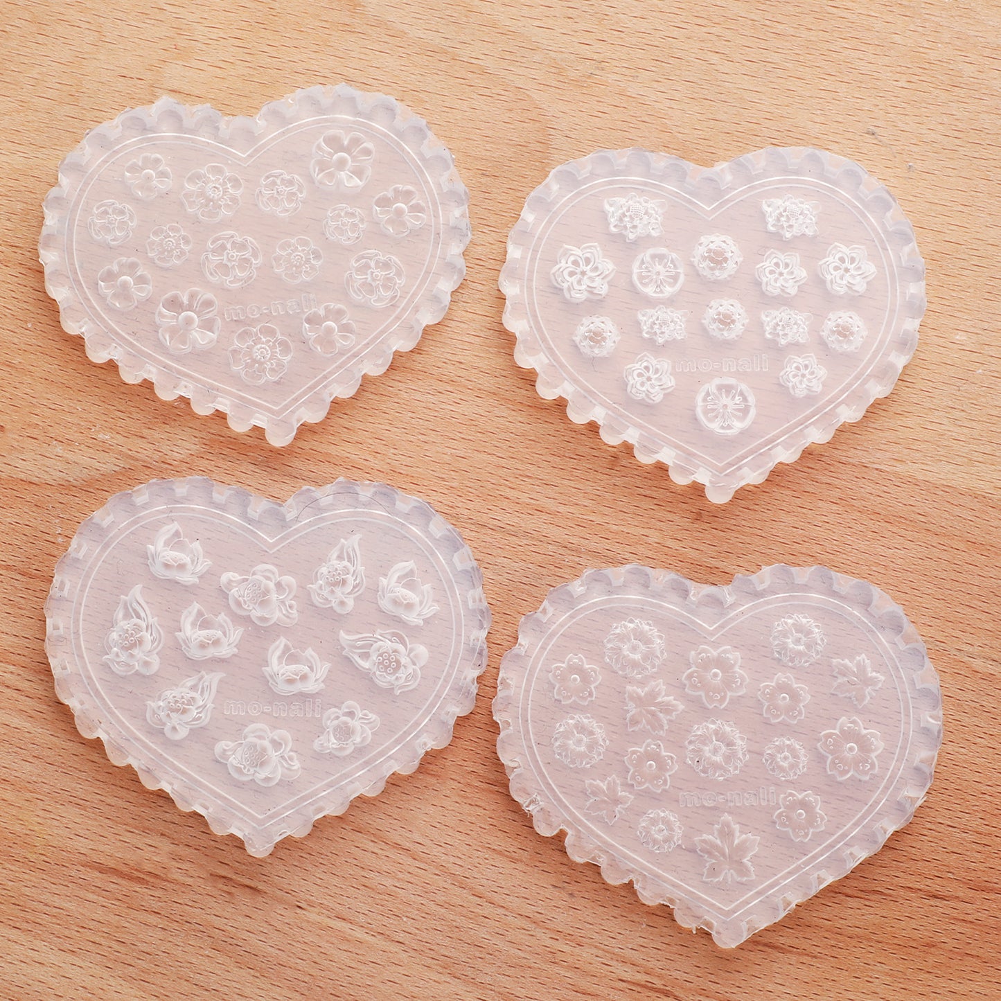 Giantree 4Pcs Flower Polymer Clay Mold, Mini Flowers and Leaf Clay Polymer Tools, Rose Daisy Silicone Clay Molds for Crafts Air Dry, Clay Charms Clay Earring Making Kit Jewelry Making Clay Accessories
