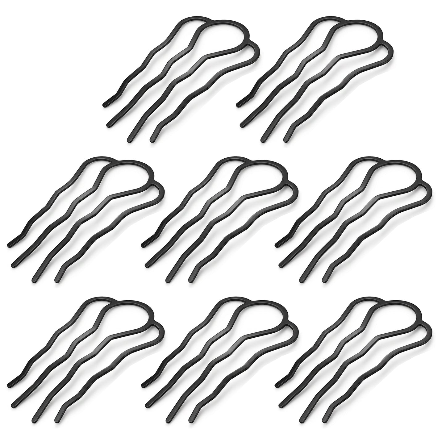 SULIKJHUI 8 Pcs Hair Forks, French Hair Accessories Metal Shape Hairs Pins