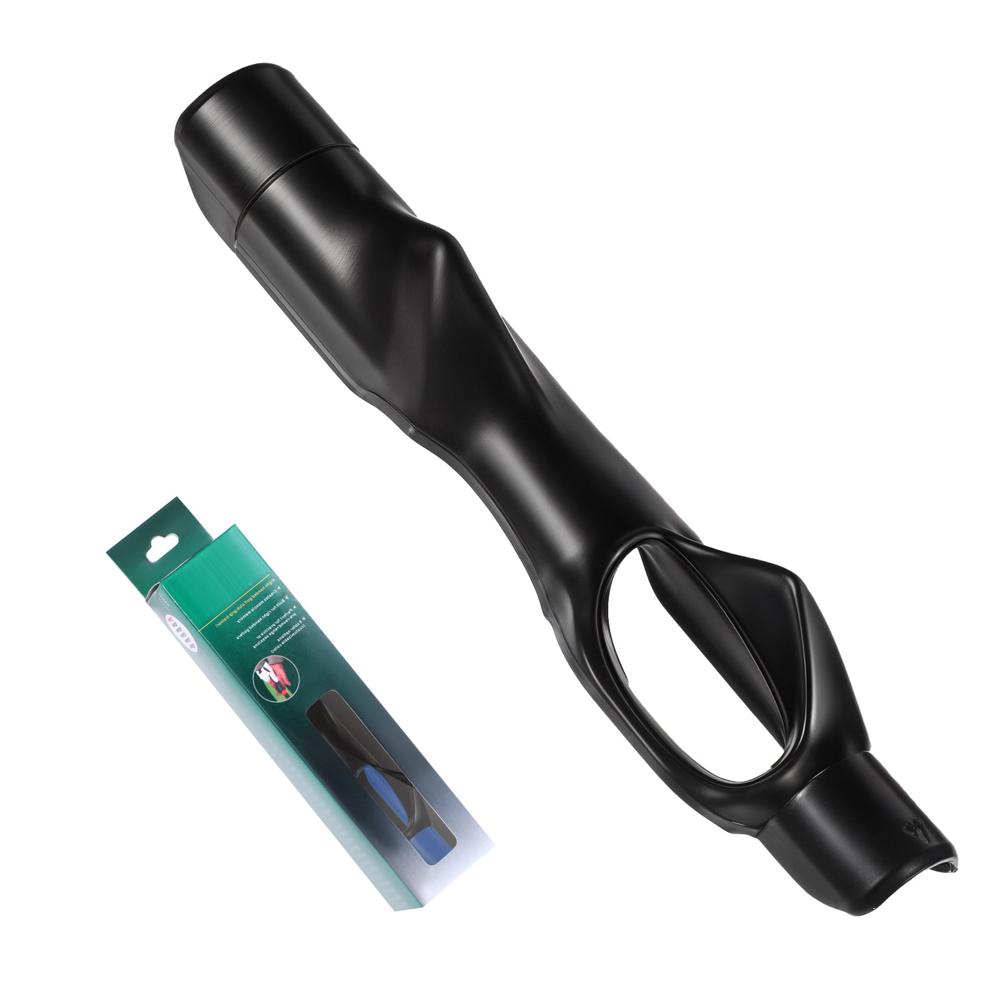 DOPENSPI Golf Grip Trainer, Right Handed Golf Swing Trainer to Help Train Correct Hand Position 6in Lightweight Grip Training Aid for Beginners Learn Correct Posture(Black)