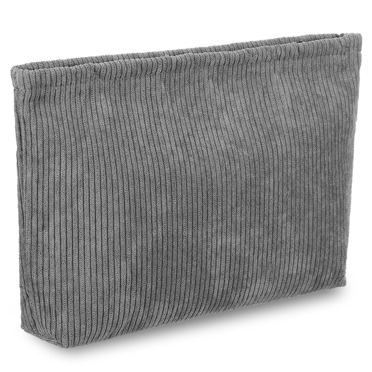Yuanchu Small Make up Bag, Cord Cosmetic Bag with Metal Zipper Travel Cosmetic Bag Portable Makeup Bag Organizer Travel Makeup Bag Toiletry Bag for Women(Grey)