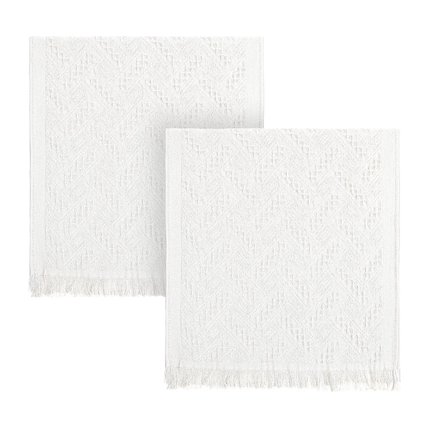 AOZUO 2 Pcs Hand Towels Bathroom, 30×13 Inch Boho Decorative Hand Towels Turkish Absorbent Soft Face Towel for Boho Bathroom Decor Farmhouse Kitchen Hotel Spa Guest (Grey)