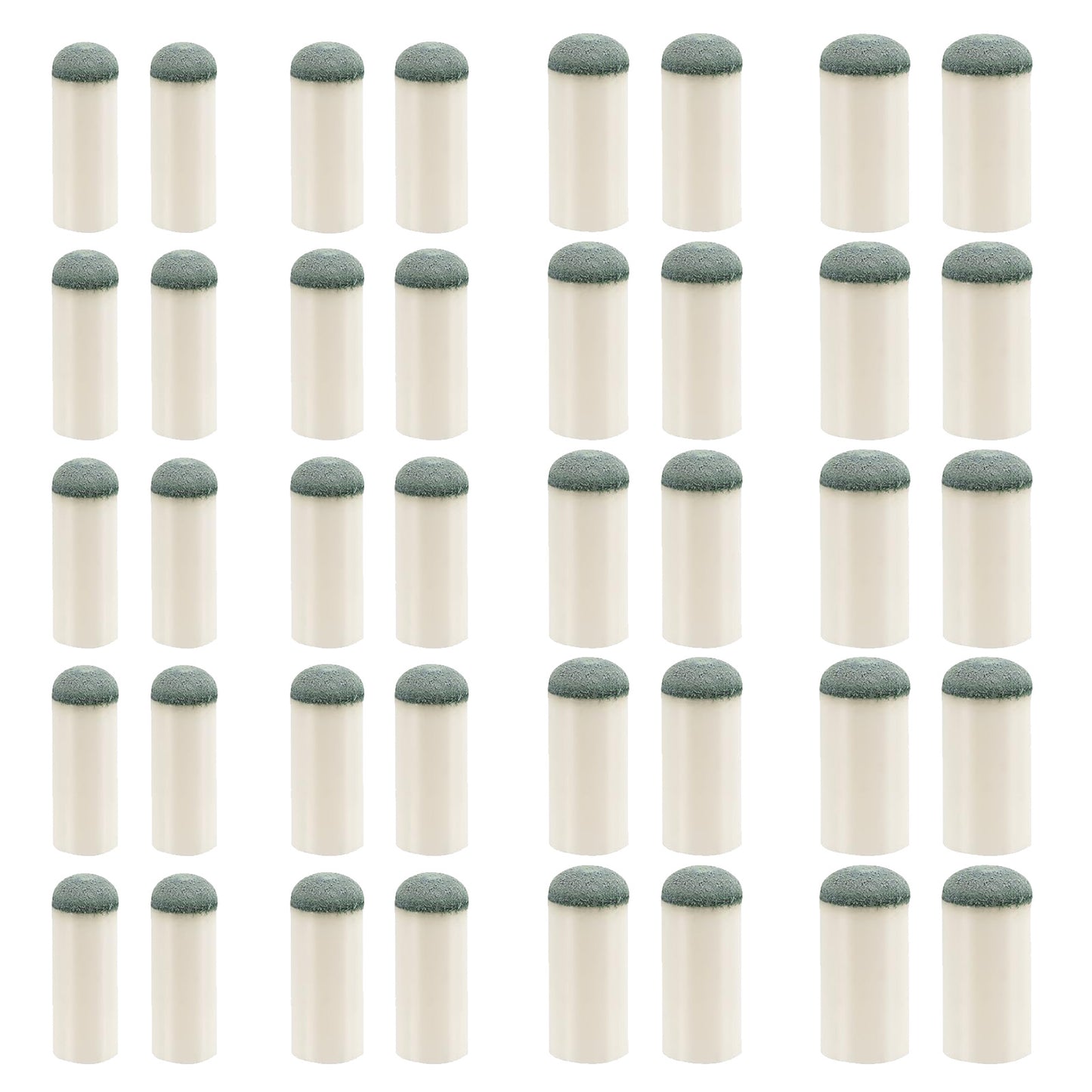 LIQWEI 40 Pcs Slip On Pool Cue Tips, 4 Sizes 9mm/10mm/12mm/13mm Tacos De Billar, Pools Stick Tip Pools Table Accessories Pool Cue Tips Replacement Kit