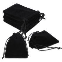 WJIAAA Velvet Drawstring Pouches,20pcs Mini Dice Bags Wedding Gift Bags Jewelry Bag Drawstring Baggies Party Favor Treat Bag 3x4 Inch