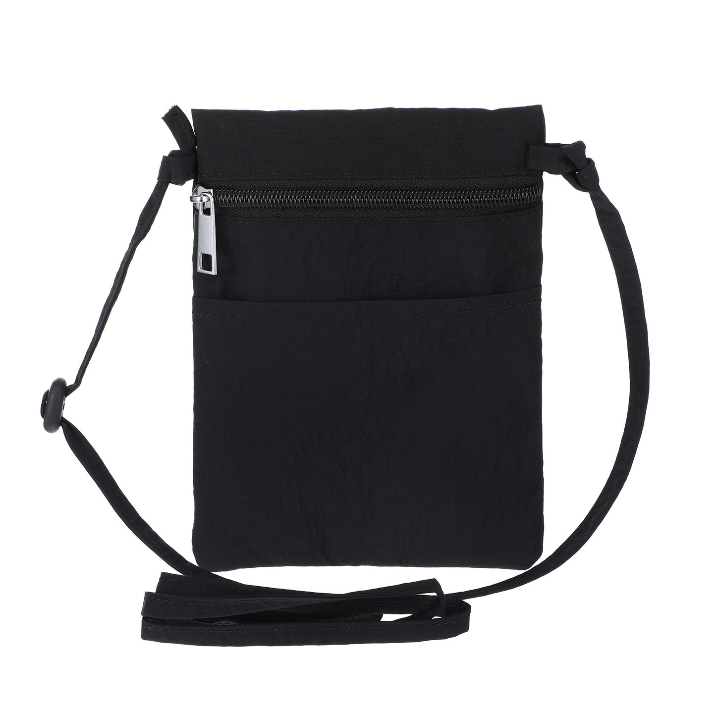 WJIAAA Crossbody Phone Bag, Ultralight Green Nylon Small Cross Body Bag for Men Women Adjustable Strap Secure Zipper Pocket for Mobile Phone Keys Cards Walking Outdoor Travel