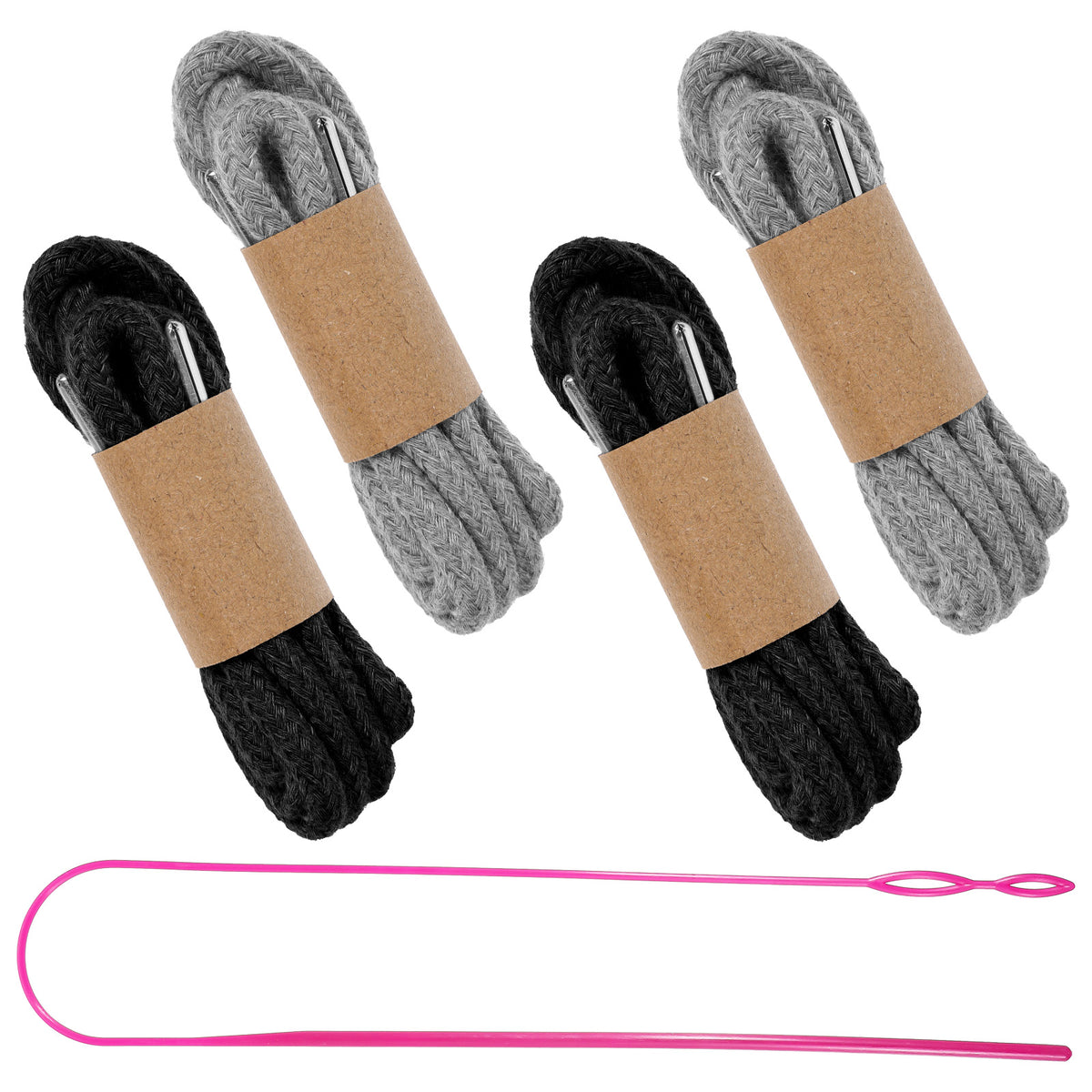 Andibro 4 Pcs Drawstring, Replacement Drawstring Cord With Easy Threader