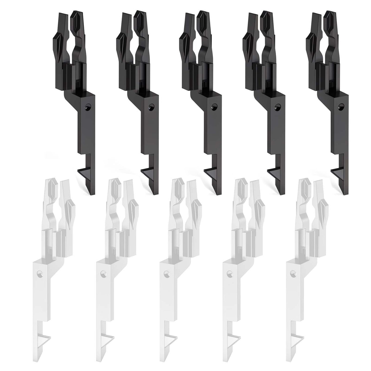 Yuanchu 10 Pack Fire Alarm Test Key, Emergency Call Point Test Keys Safety Fire Alarm Key for Break Glass Switch Work for All Versions of Call Points(Black+White)