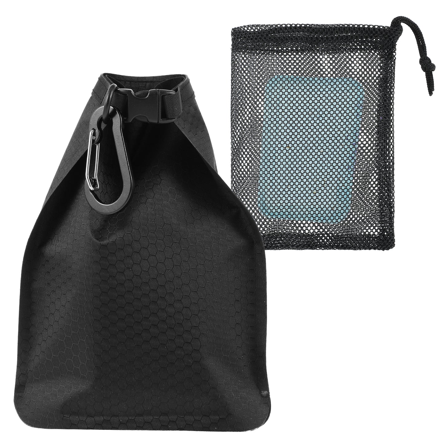 JIEYAO Travel Soap Bag, Waterproof Soap Bar Case, Quick Dry Soap Pouch with Hanging Bathroom Mesh Caddy & Hook Travel Soap Container Gym Shower Bag Essentials for Shampoo Bars Conditioner Bars