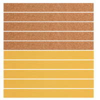 Giantree 10 Pieces of Pack Corkboard Strips for Walls, Bulletin Board Self-Adhesive Thick Cork Board Strips for Bedrooms, Offices Home Wall Decoration for Paste Notes, Photos, Schedules