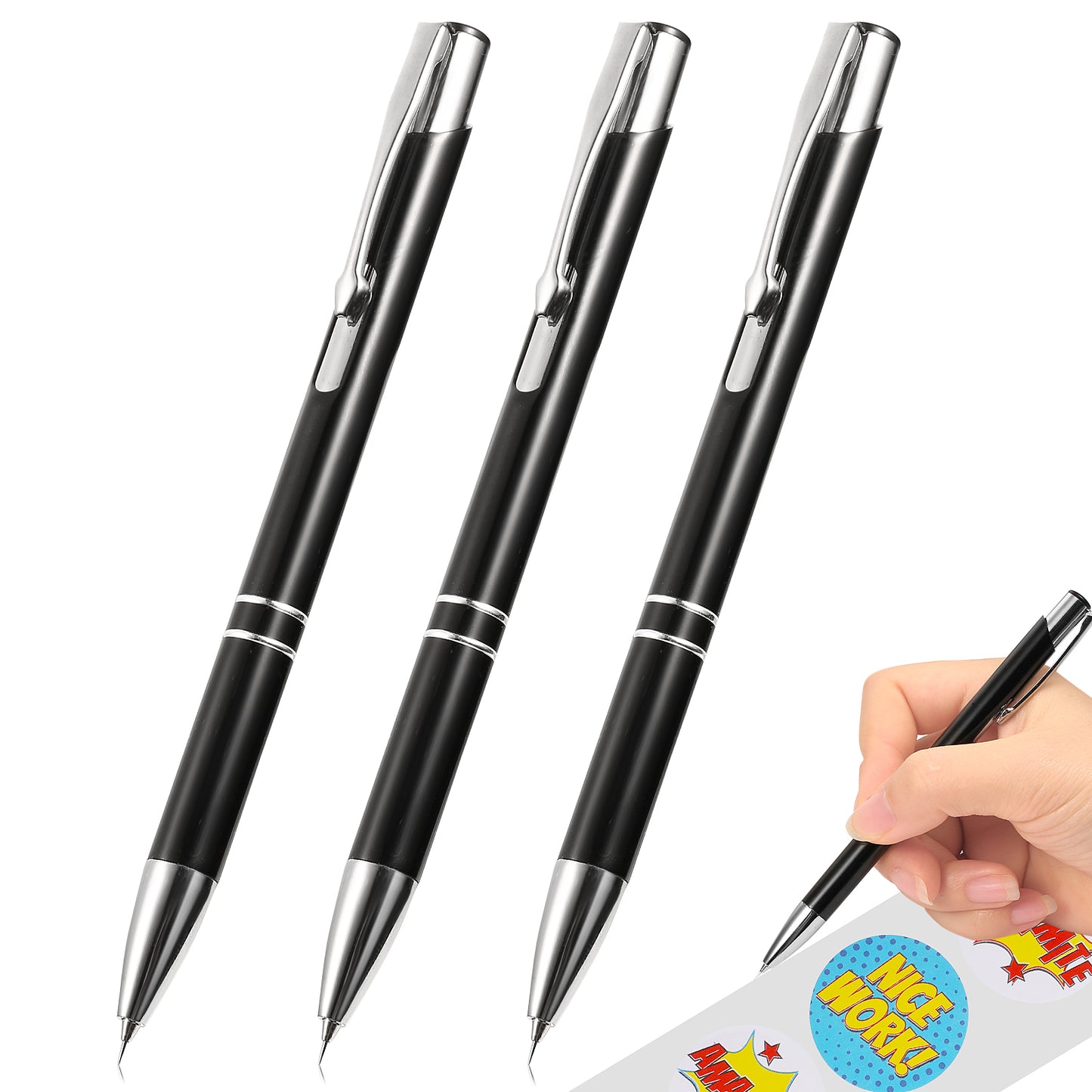 cobee DIY Art Drawing Pens, 3 Pack Retractable Hand Craft Engraving Pens with Pocket Clip Practical Hobby Paper Painting Pens Creative Carving Pencil Pens for Student Scrapbooking Drawing Spplies