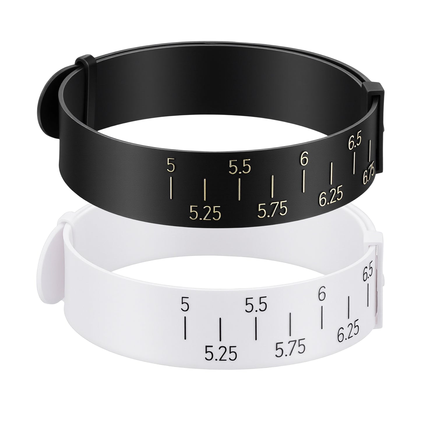 WJIAAA 4pcs Wrist Measuring Tool Set, 5-10inch Wrist Sizer, Bangle Bracelet Sizers, Bracelet Measuring Supply, Adjustable Sizing Tool, Bangles Inches Sizer, Bracelets Size Ruler Jewelry Gauge