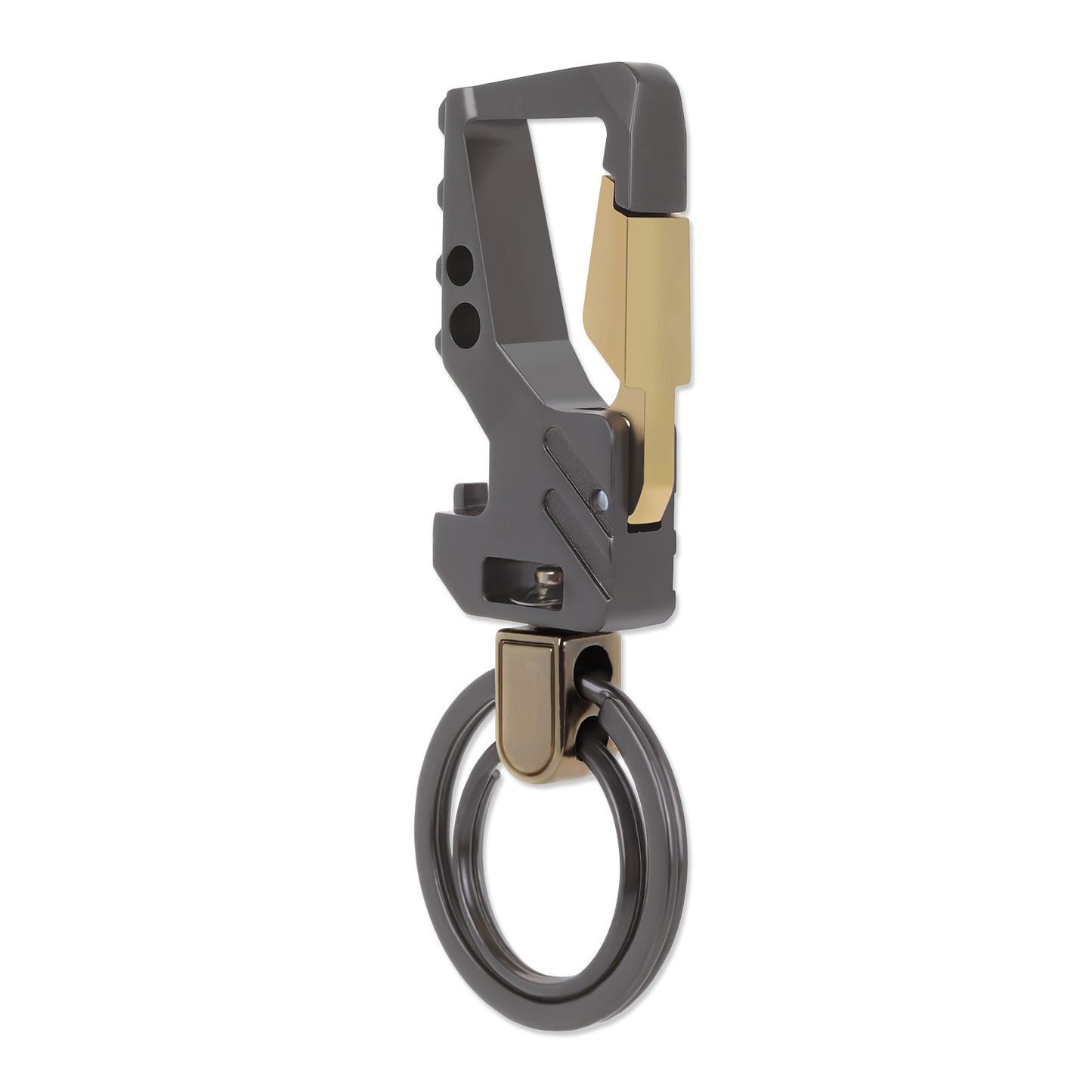 Molain Bottle Opener Keychain for Men, Heavy Duty Keychain, Metal Keyring, Key Chain for Car Keys, Keyrings for Keys, Cool Car Keychains, Key Ring Clip, Multifunctional Can Opener Keychain