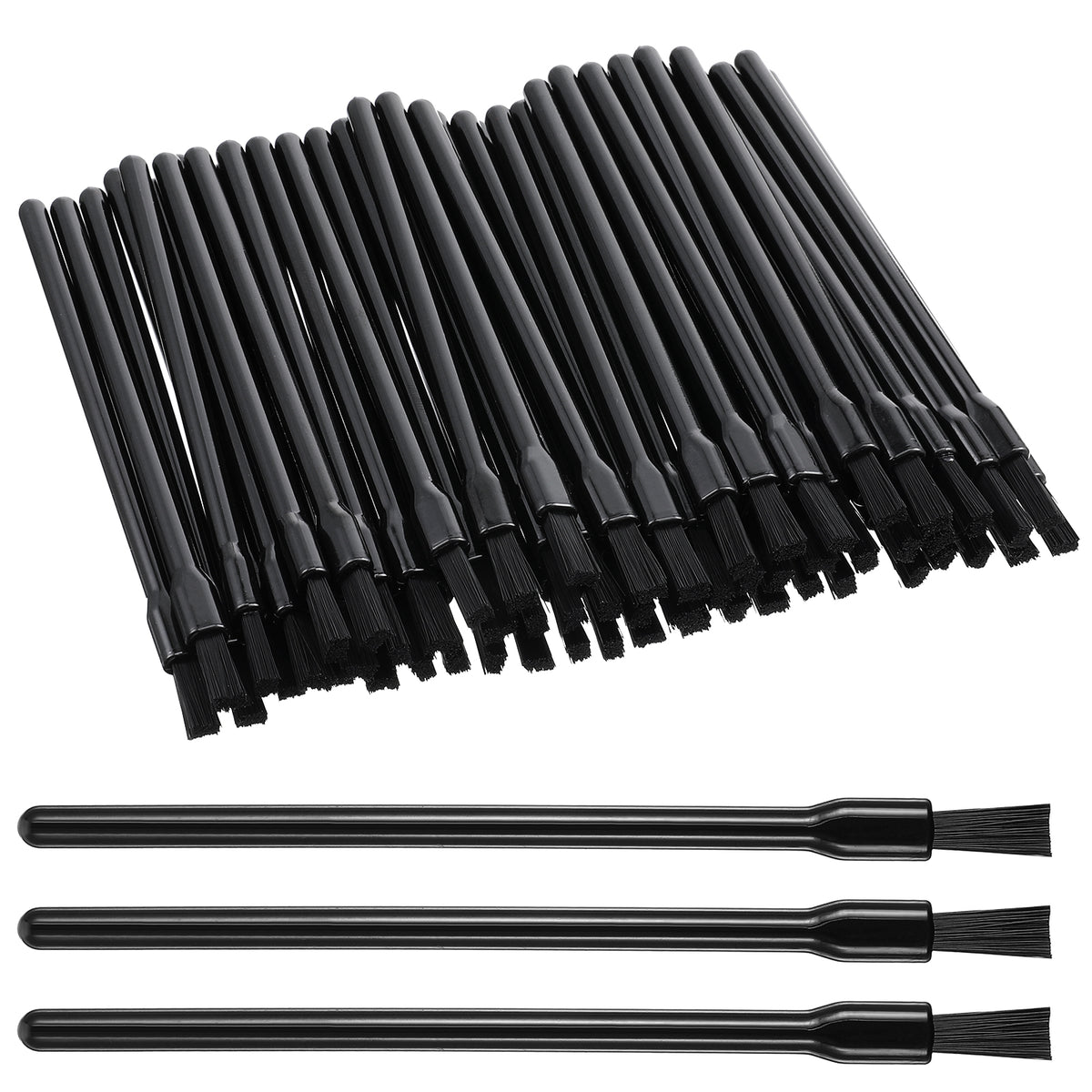 BOHUIZ 100 Pcs Lip Brushes, Disposable Nail Polish Brushes