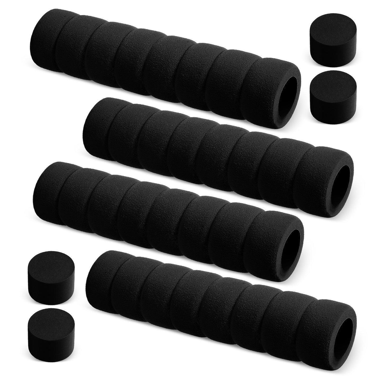 LIQWEI 4 Pcs Soft High Resilience Sponge Door Handle Protective Covers