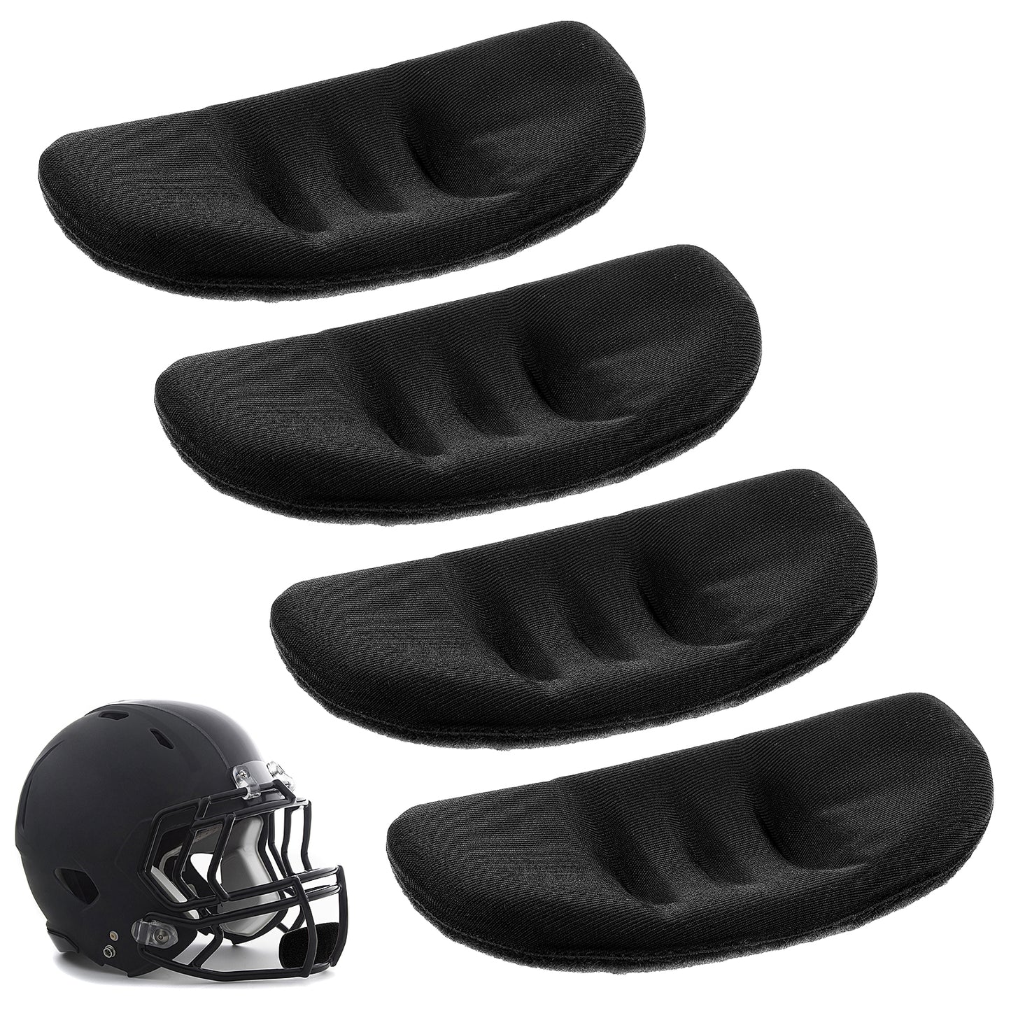 HJZHII 4 Pcs Softball Fielder's Facemask Chin Cup Replacement, Baseball Softball Pitchers Helmet Padding Face Defense Mask Chin Pad for Women Men