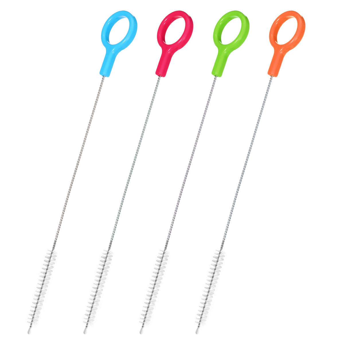 JJUNW 4 Pcs Extra Long Straw Cleaning Brushes, Straw Cleaner Brush