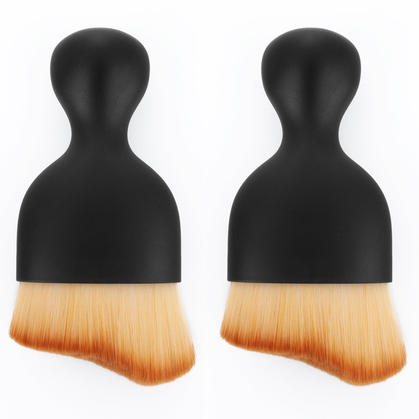 DOPENSPI 2PCS Car Interior Cleaning Brush, Car Detailing Brushes with Soft Bristles Cars Cleaning Dusting Brush Interior Sweeping Brushes for Dashboard Seats Vent