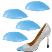 JJUNW 2Pairs Toe Inserts for Shoes Too Big, Shoe Inserts to Make Shoes Smaller, Toe Cushion Filler Make Shoes Fit for Men and Women(Blue)
