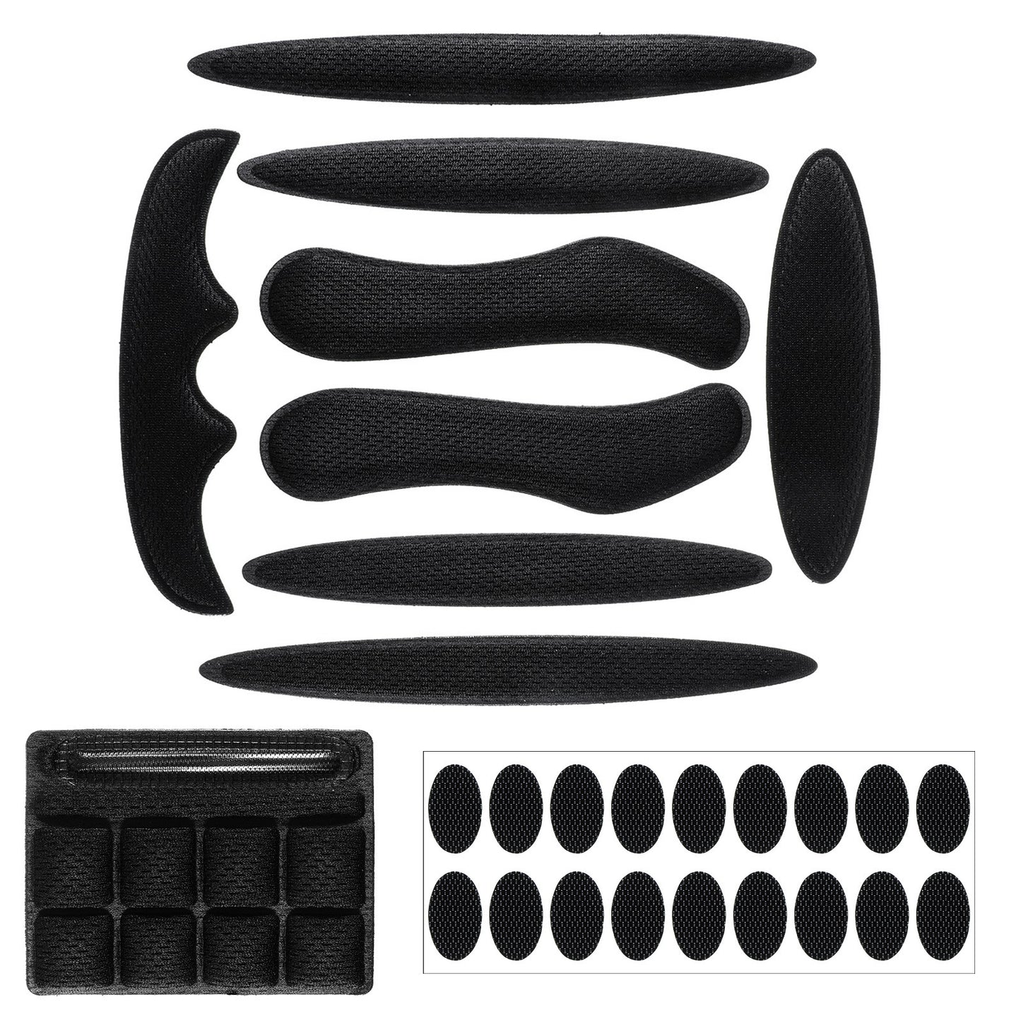 LXUEJIE 2 Set Helmet Padding, Anti-Collision Helmet Foam Pads, Bike Helmets Pad, Soft Bicycle Helmets Replacement Pad Universal Foams Pads Bicycle Lining Sponge for Bike Motorcycle Cycling Helm(1 Set)