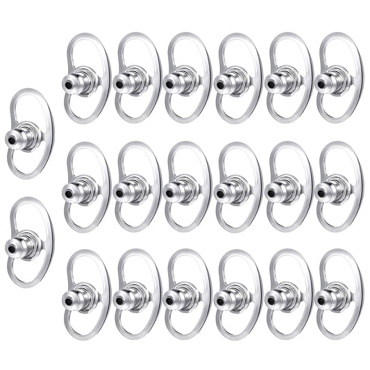 AOZUO 20pcs Earring Backs for Droopy Ears, Metal Pig Nose Shape Earring Lifters Backers Earring Backs Replacement Locking Earring Backs for Women Studs Heavy Earrings