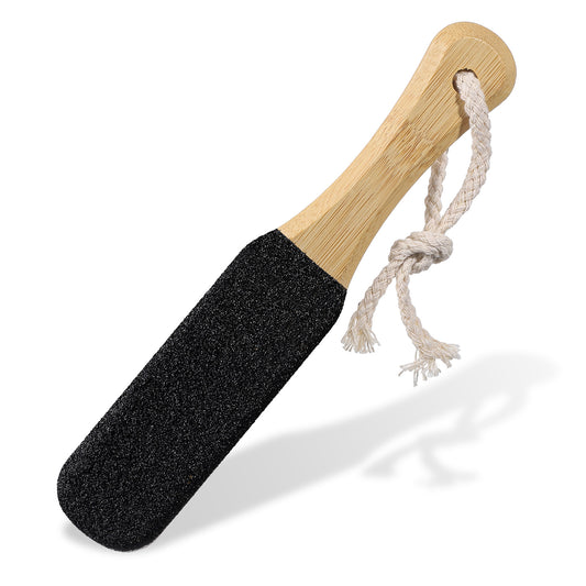 JJUNW Callus Remover Foot Scrubber, Colossal Foot File Feet Care and Feet Exfoliator, Rasp Pedicure Tools Pumice Stone for Feets, Dead Skin Remover Hygienic Pedicure Tool(Black)