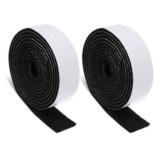 IANFAN 2 Rolls Felt Strips with Adhesive Backing, 1x120 Inch Non-Slip Felt Tapes for Furniture Pads, Cuttable Felts Furniture Strips, Thick Polyester Felts Tape for Protecting Hardwood Floors Surfaces