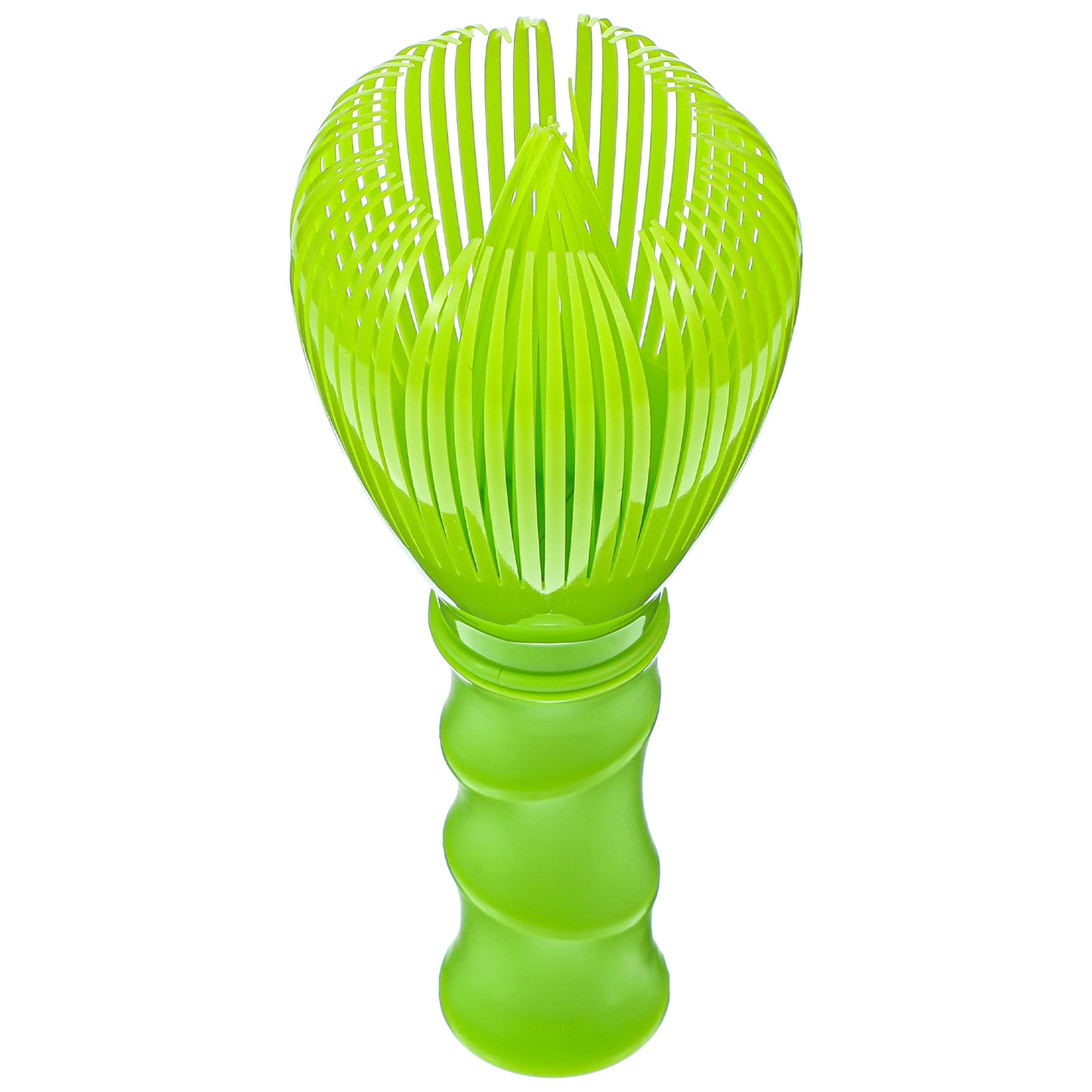 TIESOME Resin Matcha Whisk, PP Resin Matcha Stirrer Traditional Japanese Chasen Tea Stirrer Dishwasher Safe Easy Clean Mixer Brush for Authentic Foam Gift for Tea Lovers(Green)