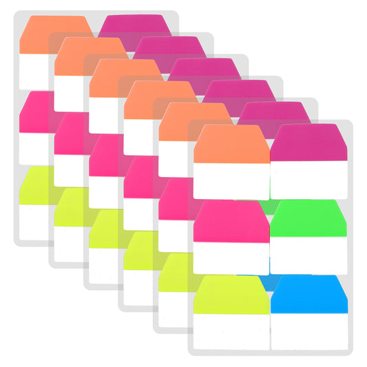 LIQWEI 720Pcs Sticky Index Tabs, Page Markers Tab, Writable Book Tabs Book Tab for Annotating, Repositionable File Tabbing Flags for Office School Reading Notes, Books and Classify Files