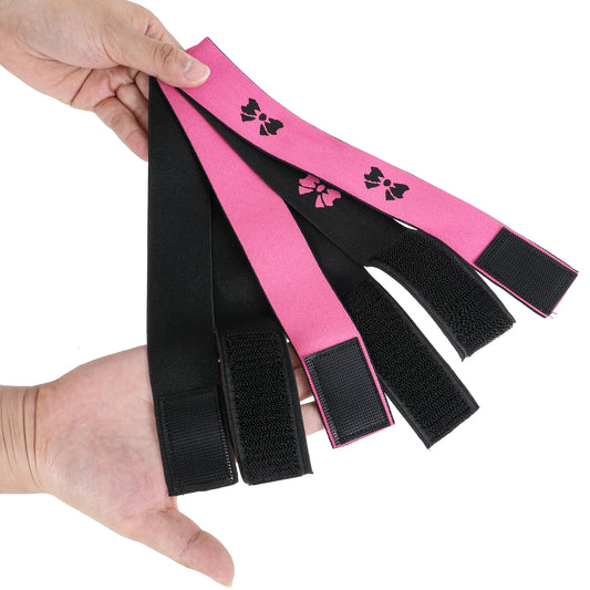 Griantree 3 Pcs Elastic Wig Bands for Lace Frontal Security - Adjustable, Melting Band for Laying Edges Elastic Bands for Wig Grip, No-Slip Headband Wig Holding Band(Butterfly)