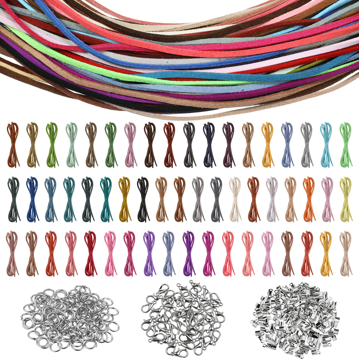Jeffdad Faux Suede Leather Cord for Jewelry Making Leather String SuedeCord