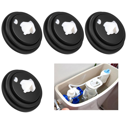 JIYIN 4 PCS Flush Valve Diaphragm Washer Kit, Toilet Cistern Fill Valve Replacement Rubber Ball Valve Washer, Universal Cistern Fill Valve Float Valve Diaphragm Washer(4PC)