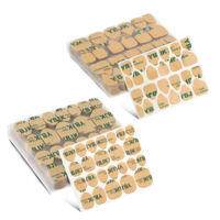 JJUNW 1200 Pcs Nail Sticky Tabs For Press Ons, Waterproof Breathable Double-Sided Nail Adhesives Nails Glue, 12 Sizes Transparent Sticky Tabs For Daily Use