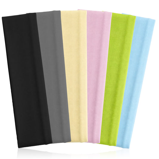 Amaxiu 6 Pcs Non-Slip Headbands for Women, Elastic Soft Stretchy Hair Bands Women's Fashion Headbands for Daily Yoga Workout Running Sports