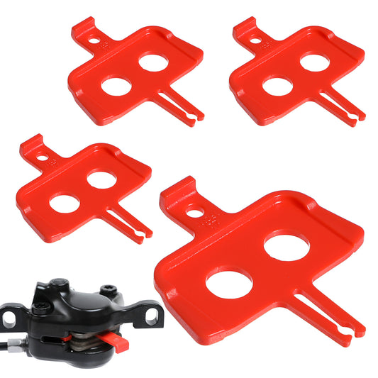 Bewudy 4 PCS Bicycle Brake Pads, Bicycle Brake Spacer Disc Bike Hydraulic Disc Brakes Pads, Hydraulic Disc Brake Pad Spreader Insert Repair Tool for Shimano Mountain Road Bike (4)