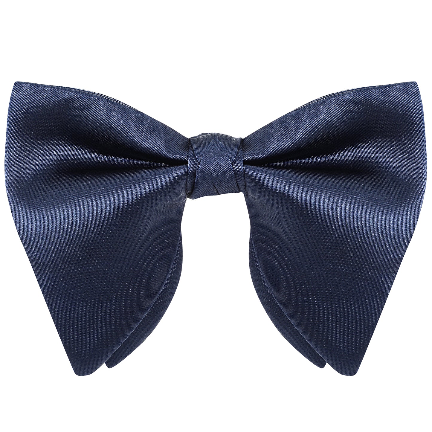 BOHUIZ Bow Ties for Men, Pre-tied Bow Tie Adjustable Bowtie Solid Color for Men Wedding Formal Business Tuxedo(Navy Blue)