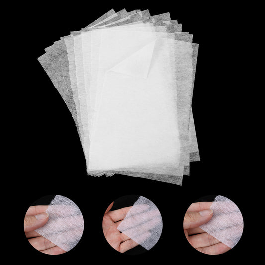 TIESOME 24 Sheets Stitch Witchery, 8 x 12 Inch Fusible Webbing Medium Weight Iron On Interfacing for Fabric Pants Applique DIY Crafts