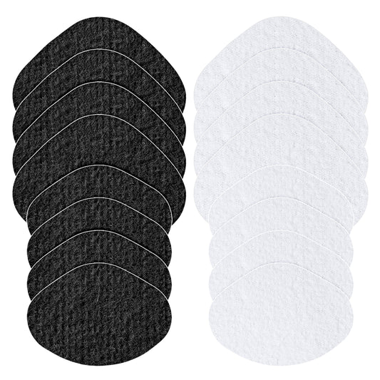 JIYIN 8 Pairs Shoe Heel Repair Patch, Shoe Heel Patches for Holes Self-Adhesive Shoes Lint Cloth, Shoe Heel Repair Inserts Shoe Repair Kit for Sneakers Mesh Shoes Leather Shoes(Color2)