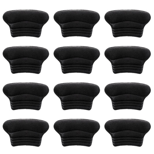 AOZUO Heel Pads for Shoes, 6pcs Self-Adhesive Heel Grips Non Slip Soft Heel Cushion Pads Shoe Filler Inserts Reusable Heel Guards Liners for Shoes Too Big Heel Slipping Rubbing Improve Shoe Fit()