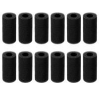 BOHUIZ Aquarium Filter Sponge, Round Black Pre-Filter Sponge for Aquarium 0.8" Intake Sponges Replacement Foam Roll for Small Fish Shrimp Fry Fish Tank Covers Accessories