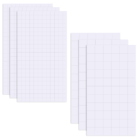 TIESOME Foam Adhesive Squares, 6 Sheets 2 Sizes Double Sided Self Adhesive Dots 3D Pop Foam Mount Precut Squares Strips Foam Tape for Crafts Scrapbook Supplies Office Accessories (White Square)
