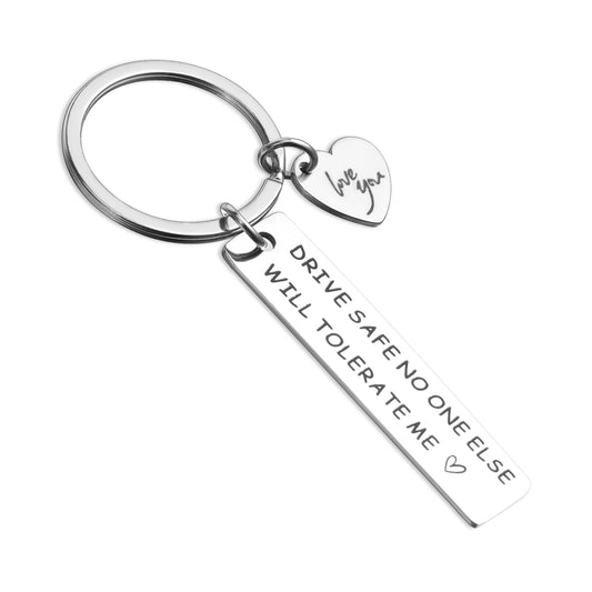 Giantree Drive Safe Keychain for Boyfriend, Valentine's Day Gifts for Him, Drive Safe Keychain Gifts for Men, Husband Gifts for Boyfriend Birthday Anniversary Valentine's Day Gifts for Him Husband