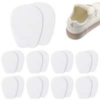 LIQWEI 9 Pairs Large Felt Shoe Tongue Pads Adhesive Tongue Pads for Shoes Non Slip Cushion Inserts for Men and Women, Felt Tongues Pad for Shoes, Soft Self-Adhesive Shoe Inserts