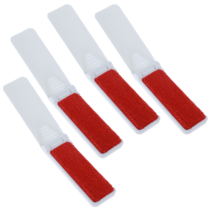 Giantree 4Pcs Foldable Lint Remover Brush, Portable Foldable Mini Lint Removal Brush for Clothes, Reusable Travel Lint Brushes Pet Hair Remover Furniture Sofa Fabric Fluff Dust Removal Tool(White)