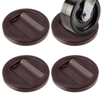 LXUEJIE Bed Stopper & Furniture Stopper, 4 Pack Caster Cups Furniture Cups Fits to All Floors & Wheels of Sofas, Beds, Chairs Furnitures Wheel Stoppers for Hardwood Floor Prevents Scratches