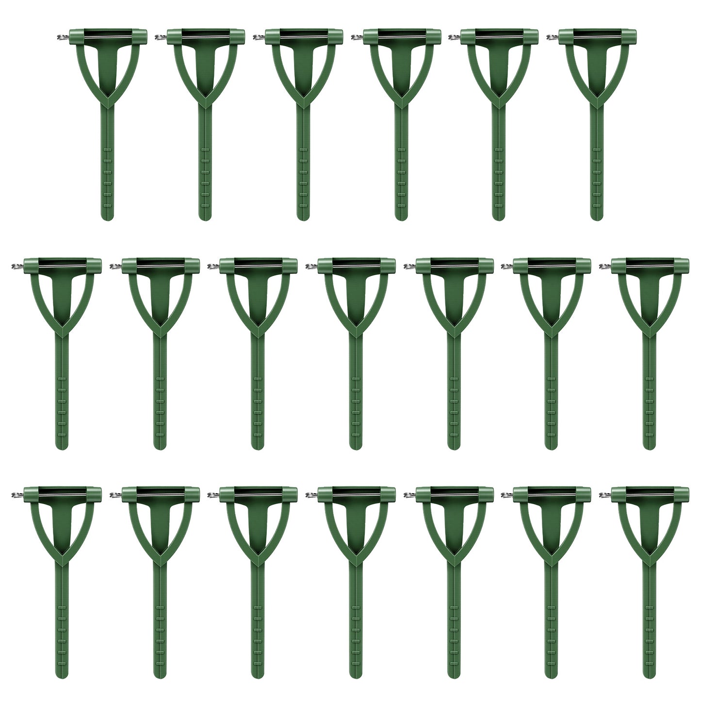 LIQWEI 20Pcs Boutonniere Safety Pins, Plastic Corsage Pins Safety Clips for Bride Groom, Tiny Boutonniere Brooch Supplies for Wedding Festivals Birthday Parties- Green(Green)