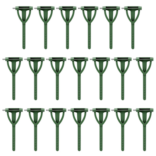 LIQWEI 20Pcs Boutonniere Safety Pins, Plastic Corsage Pins Safety Clips for Bride Groom, Tiny Boutonniere Brooch Supplies for Wedding Festivals Birthday Parties- Green(Green)